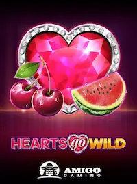 Hearts Go Wild romantic slot at HADESBET’s casino